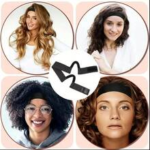 Băng đô tóc giả ren kiểu Melt có móc tai, sản phẩm mới, băng đô tóc giả có khoét tai, băng đô ren kiểu Melt, viền tóc giả màu đen, băng đô ren phía trước kiểu Melt có thể điều chỉnh, kiểu khăn quấn để cố định tóc giả, băng đô có bảo vệ tai, băng đô viền ren. - Xem 6