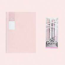 B5 Minimalist Lined Notebook, Student Workbook, Ruled Notepad - Multicolor - View 2
