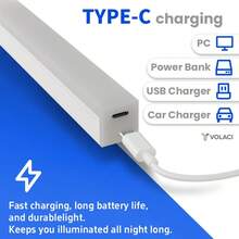 感应式衣柜灯，护眼设计，可充电LED无线衣柜灯，电池供电橱柜灯 - 彩色 - 查看 4