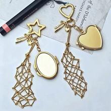 Móc khóa hình son môi bằng thép không gỉ mạ vàng mới, mặt dây chuyền hình son môi thời trang, phụ kiện móc chìa khóa phong cách quý phái dành cho nữ. - Nhiều màu - Xem 11