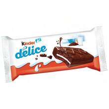 KINDER DELICE CAJA 20U KINDER NACIONAL  esponjoso bizcocho elaborado con una suave crema de leche y una fina y crujiente cobertura al cacao SABOR GARANTIZADO - CAJA 20U - Ver 4