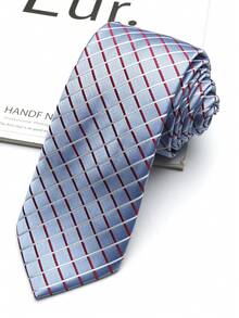 1条格子手工男女通用领带，适合休闲、街头、日常、派对、礼品等场合。 - 彩色 - 查看 5