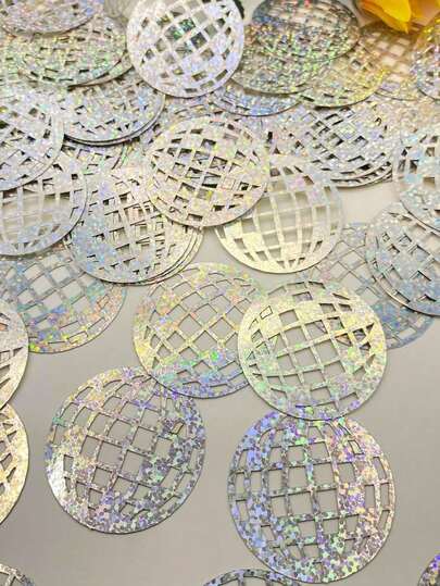 200 قطعة من شظايا الكرة الحفلات الملونة، مناسبة لديكور طاولات حفلات الخطوبة والأعياد بأجواء الستينيات والسبعينيات، إكسسوارات وهدايا لحفلات عيد الميلاد وحفلات العزوبية