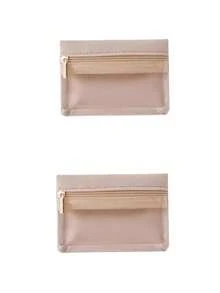 Travel Jewelry Bag, Jewelry Travel Storage Pouch, Suitable For Storing Necklaces, Bracelets, Bangles, Rings, Earrings, Zipper Sealed Design, Compact And Portable. This Storage Bag Can Protect Jewelry From Oxidation And Scratches, And Can Also Be Used As A Multi-Functional Coin, Key, Lipstick Storage Bag. - Beige - View 7
