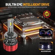 HYNBYZJ 2pcs H4 Led Canbus H7 LED Car Led Light H1 H3 H9 H11 9005 HB3 9006 HB4 9012 9007 HB5 H13 9008 Led Headlight Bulb Fog Light Kit For Auto 6000K 12V - A - View 6