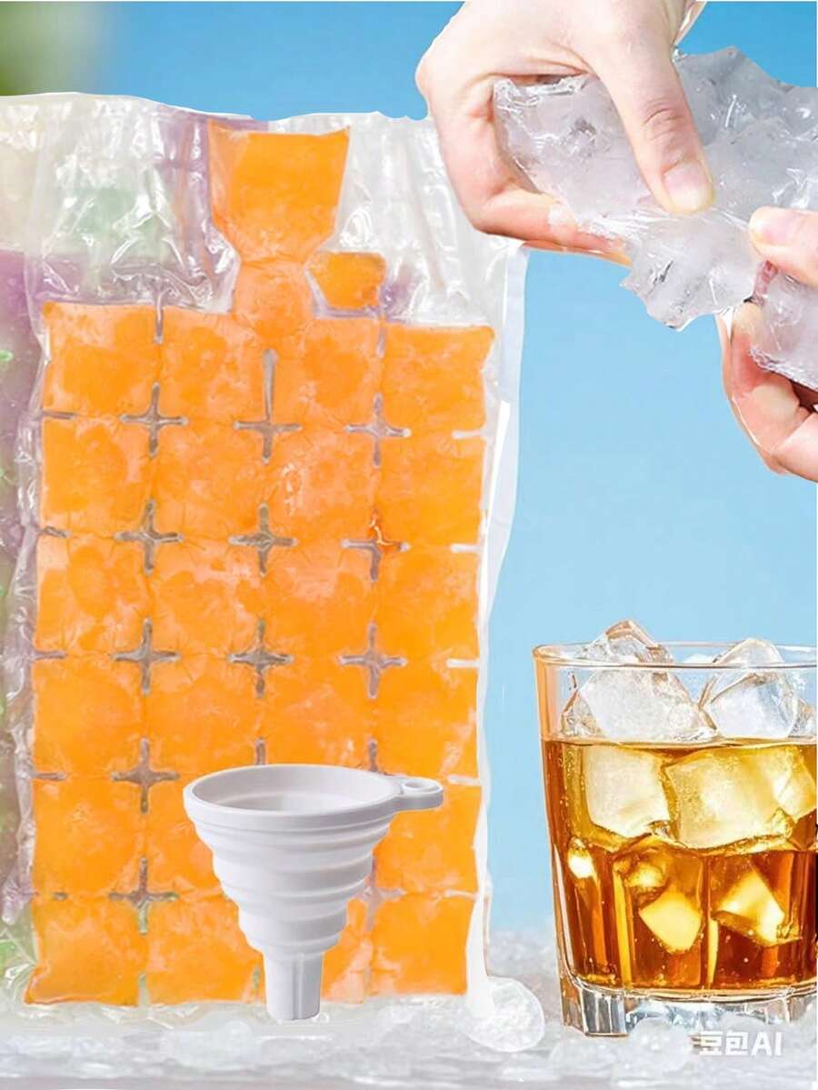 Vegetable, Juice, Puree, Ice Cream, Fruit Ice Cream Bags, Summer Essential, Low Temperature Sealed Storage Bags, Homemade Ice Cream Bags And Food Packaging Bags, Party Kitchen Gift Bags, Ice Packs, Crushed Ice Bags, Ice Tray Bags, Ice Cube Bags, Self-Sealing Transparent Lollipop Ice Bags