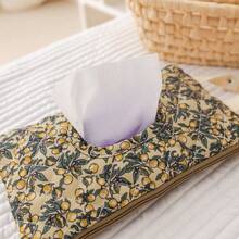 1 hộp đựng giấy ăn in hình hoạt hình dễ thương, túi đựng khăn ướt di động, hộp đựng giấy ăn dùng trong xe hơi. - Màu xanh Ô liu - Xem 4