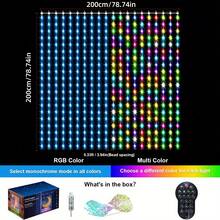 Smart LED String Lights With Music Sync, Custom Patterns, And IP44 Waterproof Rating For Festive And Home Decor - Magical Curtain Lights - View 9