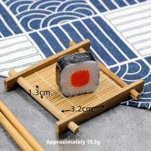 Realistic Salmon Sushi Rice Ball Nori Food Model, Japanese Restaurant Decor & Photography Prop - Multicolor - View 11