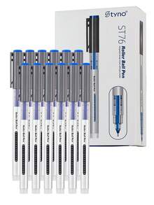 12pcs Liquid Ink Gel Pens, 0.5mm Fine Point, High Capacity Quick Drying, Suitable For Office & Students, Black/Red/Blue - Sets - View 8