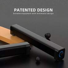 Bocina Altavoz Apollo de Carga Usb, Barra de Sonido, Bocina Con Bluetooth Apollo En Forma De Barra Negro, Altavoz Bocina - Negro - Ver 6