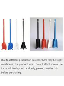 Reusable Paint Stirrer Epoxy Resin Stirrer Accessory | Small Plastic Stirring Paddle, Non-Stick Easy-To-Clean Design, Comfortable Grip, Achieve Efficient And Smooth Mixing, Suitable For Epoxy Resin, Pigments, Ceramic Glazes - Multicolor - View 8