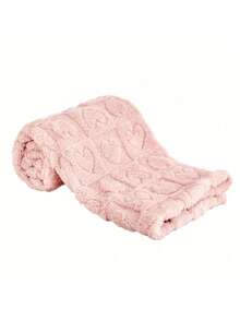 1pc Baby Wool Blanket, Heart Plaid Pattern, Super Soft & Comfortable, Suitable For Boys And Girls, Stroller Blanket 30 X 40 Inches - Multicolor - View 11