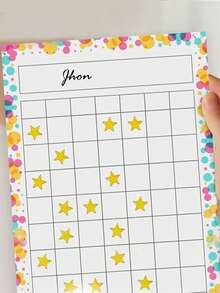 10pcs Star Stickers, Self-Adhesive Star Stickers, Student Reward Stickers, For Teachers, Students, Scrapbooking, DIY Cards, Small Gold Stars (0.8-1.6cm Diameter) - Multicolor - View 7