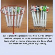 2支装可爱史努比伸缩中性笔，学生考试用笔，卡通文具笔，款式随机 - 彩色 - 查看 5