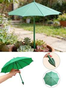 Conjunto de 3 hastes de sombreamento para plantas, ideais para áreas externas, incluindo vasos e hortas. Perfeitas para proteger plantas e flores durante a primavera, verão e outono. Também são ideais para decoração de jardins e feriados. - multicolorido - Ver 3