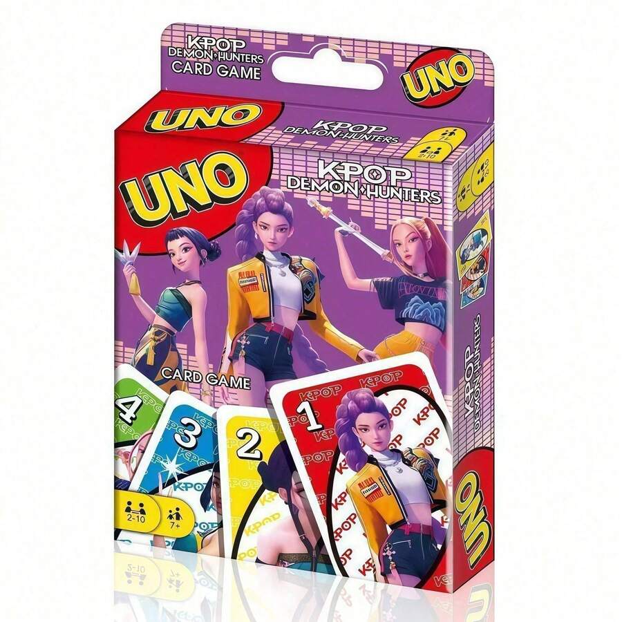 Kpop娱乐派对卡牌游戏，108张卡牌，2026版，适合家人朋友的趣味游戏，精美礼物 - 彩色 - 查看 1