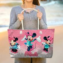 Disney 16*12 Inch Large Capacity Women's Handbag/Tote Bag, Printed With Mickey Mouse Pattern, 1 Pc - Mouse - View 2