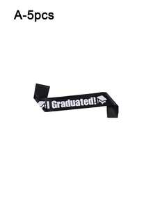 1/5 Pcs Graduation Sash 2026 - Class Of 2026 Satin For High School & College Graduates - Art Lettering Graduation Party Supplies For Commencement Ceremony ﻿ - Multicolor - View 15