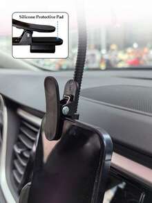 迷你手机遮阳伞，手机夹伞，便携式手机遮阳罩，带手机支架的户外防水遮阳伞，防紫外线迷你伞，通用手机遮阳罩，户外防眩光手机遮阳罩，户外活动、露营、度假、毕业礼物必备，遮挡阳光和雨水，旅行必备 - 彩色 - 查看 6