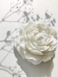 1 件牡丹香薰蜡烛（限量牡丹香），适合学生、节日礼物、返校宿舍装饰套装、婚礼、母亲节、情人节、圣诞节（天然蜡材料、手工花卉设计、持久香味） - 彩色 - 查看 3