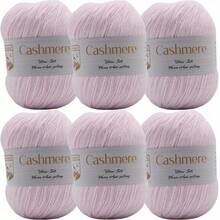 6 件 - 300 克/10.58 盎司，羊绒纱线，钩编和编织毛衣、帽子、围巾，手工编织高级工艺品，钩编和编织 DIY，柔软保暖，每件 50 克/1.76 盎司。 - A01 - 查看 42