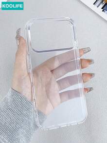 Koolife 透明手机壳，PC+TPU材质，大摄像头开孔，简约设计，防滑防震保护套，兼容苹果12/12 Pro/12 Pro Max/13/13 Pro/13 Pro Max/14/14 Plus/14 Pro/14 Pro Max/15/15 Pro/15 Plus/15 Pro Max/16/16 e/16 Pro/16 Plus/16 Pro Max/17/17 Air/17 Pro/17 Pro Max - 無色 - 查看 2