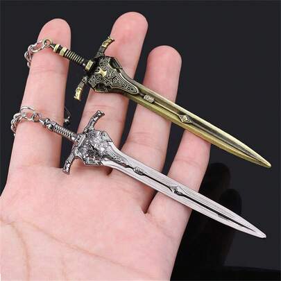 1pc משחק Dark Souls Keychain שמש אביר מגן אורנשטיין Artorias חרב Smough פטיש מפתח שרשרת תליון קוספליי תכשיטים