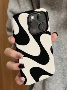 斑马纹手机壳 - 兼容 11、15、14、13、16 Pro Max、17 系列 | 艺术手机壳 | 街头风手机壳 | 防震保护 | 女孩礼物 - 彩色 - 查看 2