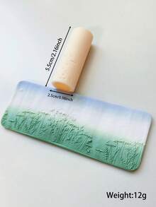 High Precision Pottery Textured Rolling Pin - Durable Plastic Handcraft Mold, Suitable For DIY Jewelry Making And Art Design, Soft Clay Texture Tool With Fine Patterns, Ideal For Unique Handmade, Decorative Earrings | Textured Craft Surface, Jewelry Making Supplies - Texture Roller - View 61