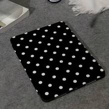 A Sleek Minimalist Black-And-White Polka-Dot 3+Y Multi-Fold Flat-Screen Protector, Compatible With  10/11,  A16,13-Inch Air, 11-Inch Pro (2020/2021/10th Generation), And 11-Inch Soft Edge Air. Featuring A Built-In Pencil Slot, This Lightweight Yet Durable Case Includes An Adjustable Stand And Automatic Sleep/Wake Functionality.Perfect As A Back-To-School Or Easter Gift, Suitable For Both Men And Women. - 黑色 - 查看 3