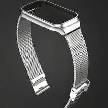 Dây đeo thép không gỉ tương thích với vòng đeo tay thời trang Mi Band 8 Active, tương thích với đồng hồ thông minh Band 8 Active bằng kim loại dành cho Band 2. - MiBand 8 Active/Redmi Band 2 - Xem 4