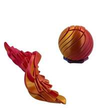 3D Printed Transformable Fidget Cube, Relaxing Stress Relief Desktop Toy - Multicolor - View 3