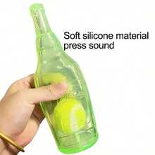 足球造型宠物狗玩具，可发出声音，适合咀嚼和训练牙齿 - 彩色 - 查看 7