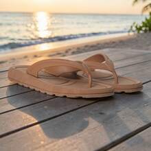 Women's Orthopedic Flip-Flops, Caramel Color, Anatomical, Non-Slip, Comfortable - Fusión de caramelo - Ver 7