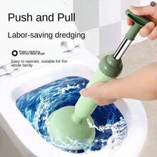 1pc Toilet Plunger Plunger Drain, Unclog Toilet Plunger, Suction Toilet Bowl Suction Clog - A - View 5