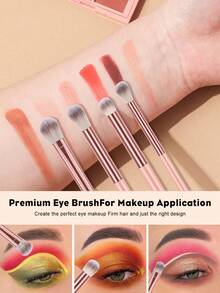 21pcs Makeup Brush Sets Premium Synthetic Hair Eyeshadow Blending Brush Sets Cosmetics Tools - Multicolor - View 7