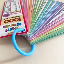 Lachilly 1000 Visual Vocabulary Learning Cards Set - Pinyin Vocabulary Cards, Suitable For Children, 1-10 Level Educational Reading Tool, Suitable For Kindergarten To 2nd Grade, Home Education, Teacher Essential, Children Reading And Spelling Learning Material - Multicolor - View 10