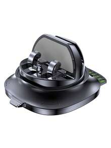 1pc Car Phone Holder, Rotatable Dashboard Mount, Anti-Slip Navigation Bracket, Temporary Parking Luminous License Plate (Retractable), Multi-Function Bracket, Dashboard Phone Number Plate, Glasses Card Slot - A - View 9