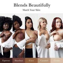 Wseliy Nipple Covers For Women- Seamless Grippy Not Sticky Self-Adhesive Silicone Nipple Covers -Skin Friendly Material Reusable, Inserts Double-Sided Adhesive Ultra Boost Padding, With Travel Case, Inserts For Bikini Swimsuit Sports Strapless Bra, One Size, Coffee - 薄款 - 查看 6