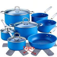 Bộ 3-9-12 chiếc khăn lót nồi và bát chất lượng cao - Chống dính, chống trầy xước, nhiều lớp chịu nhiệt, thích hợp cho dụng cụ nấu nướng, đồ thủy tinh, khay nướng, nồi, chảo, bộ nồi chảo. - Xem 1
