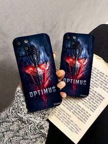Prime robot rojo y azul.funda de teléfono Fundas compatibles con ,Apple,VIVO,OPPO,,, y Honor.Fabricadas en silicona TPU,ofrecen protección contra golpes y caídas. - Negro - Ver 5