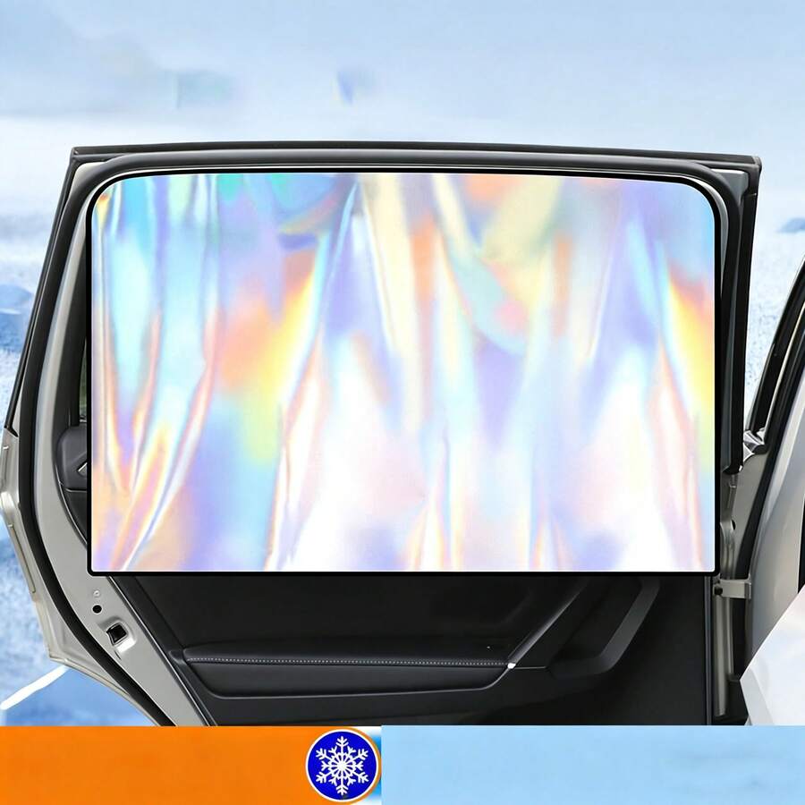 5pcs/4pcs/2pcs Car Sun Shades, Block UV Rays, Keep Car Interior Cool, Provide Privacy - Two Rear Window Sunshades Per Pack - View 1