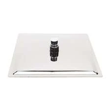 不锈钢雨淋式花洒，豪华现代浴室固定式顶喷花洒，角度可调，强劲高压水流 - 多尺寸 - 查看 18