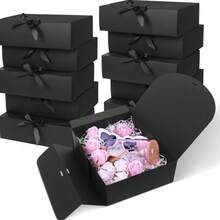 Black Gift Box, Suitable For Birthdays, Best Men, Bridesmaids, Proposals, Weddings, Graduations, And Mother's Day - Multiple Styles - View 2