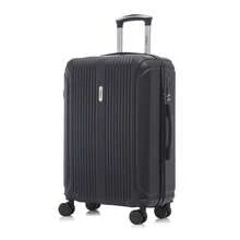 YONSLY Suitcase 20/24/28 Inches With Combination Lock Double Maintenance Zipper 360° Wheels Mesh Pocket Multi‑Stage Telescopic Handle For Vacation - 黑色 - 查看 11