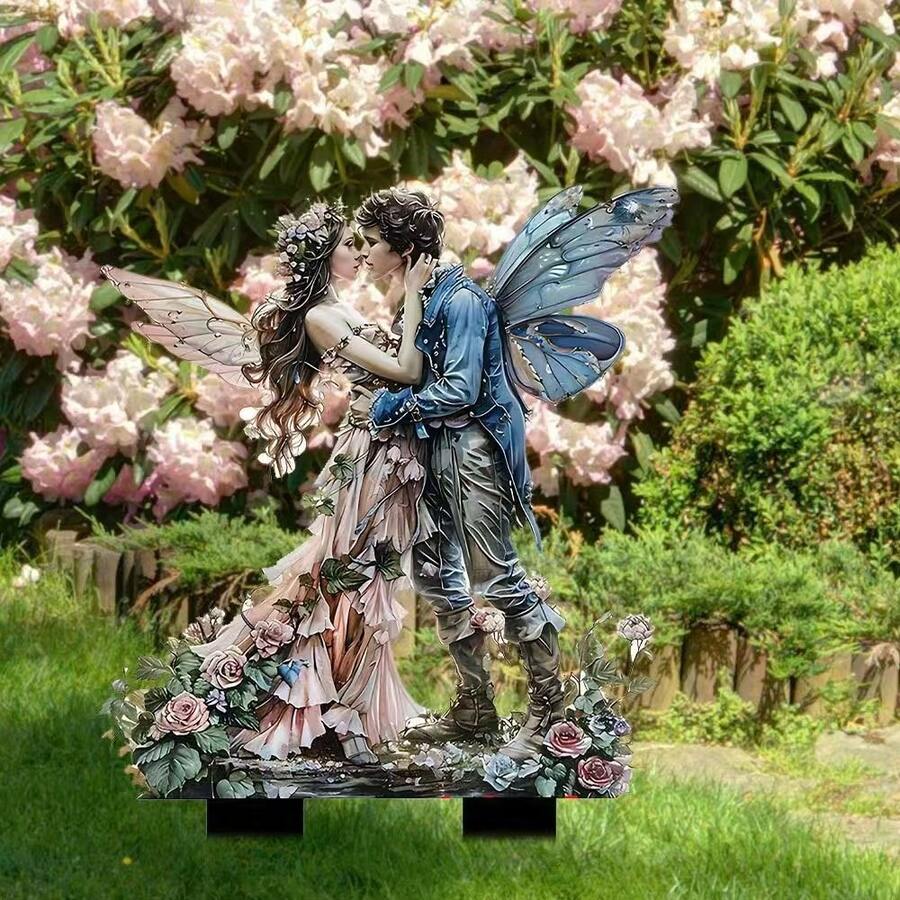 户外花园木制动物剪影插牌套装,包含狗、松鼠、猫,热门跨境产品 - A - 查看 1