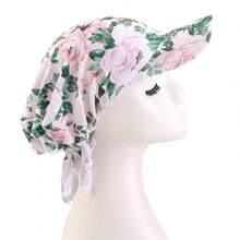 1pc Elastic Headband Hat, Outdoor Sun Protection, Printed Headscarf Cap - A - View 8
