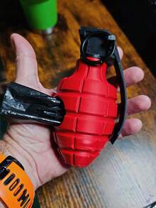 MK2 Grenade Shaped Dog Poop Bag Dispenser, Side-Pull Design, No Glue Needed, Easy To Open And Clean - View 6