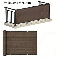 1pc Heavy Duty Privacy Shade Net - 70%-80% Shade Rate, Wind & Dust Resistant Mesh Fabric, Suitable For Outdoor Patio, Balcony And Pool Deck, Multiple Colors Available. Due To Lighting And Photography, The Actual Color May Have Slight Differences From The Image. - 1 Piece Of Any Color - View 18